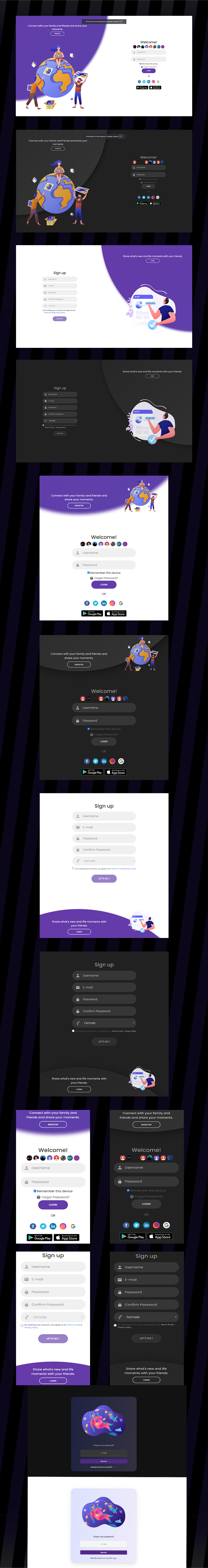 Premium Welcome Page for WoWonder